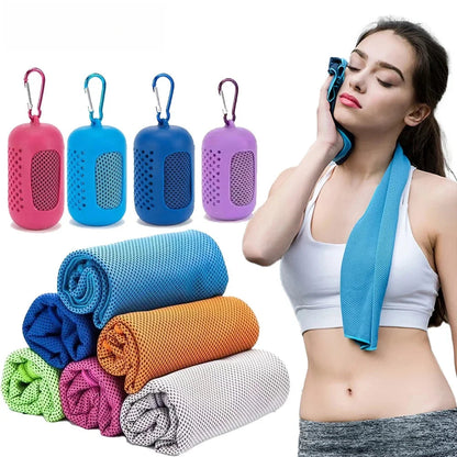 Cooling Towel Quick-Dry Microfiber Sports Cooling Towel for Gym, Running, Workout & Outdoor Fitness