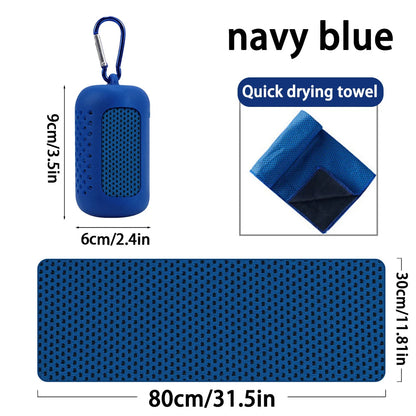 Cooling Towel Quick-Dry Microfiber Sports Cooling Towel for Gym, Running, Workout & Outdoor Fitness
