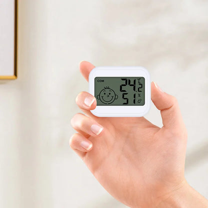 Electronic Clock Temperature Humidity Meter Weather Station for Home With Alarm LED Thermometer Thermo-Hygrometer Multifunction