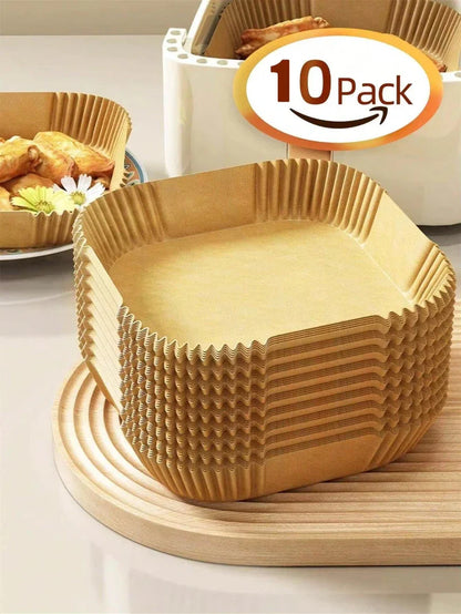 50 Pcs Non-Stick Air Fryer Paper Liners