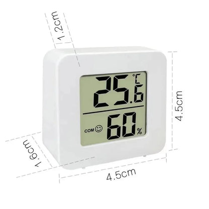 Electronic Clock Temperature Humidity Meter Weather Station for Home With Alarm LED Thermometer Thermo-Hygrometer Multifunction