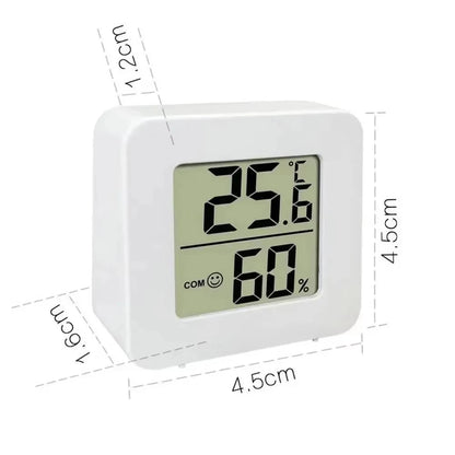 Electronic Clock Temperature Humidity Meter Weather Station for Home With Alarm LED Thermometer Thermo-Hygrometer Multifunction
