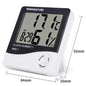 Electronic Clock Temperature Humidity Meter Weather Station for Home With Alarm LED Thermometer Thermo-Hygrometer Multifunction