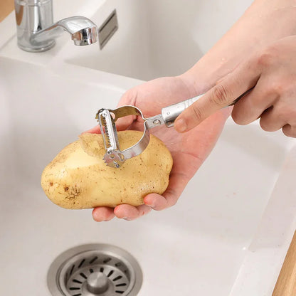 Stainless Steel 2-in-1 Vegetable Peeler & Grater