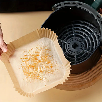 50 Pcs Non-Stick Air Fryer Paper Liners