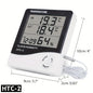 Electronic Clock Temperature Humidity Meter Weather Station for Home With Alarm LED Thermometer Thermo-Hygrometer Multifunction