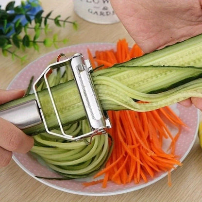 Stainless Steel 2-in-1 Vegetable Peeler & Grater