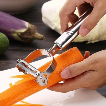Stainless Steel 2-in-1 Vegetable Peeler & Grater