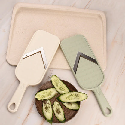 Multi Handheld Mandoline Slicer - Stainless Steel V Blade