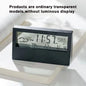 Electronic Clock Temperature Humidity Meter Weather Station for Home With Alarm LED Thermometer Thermo-Hygrometer Multifunction