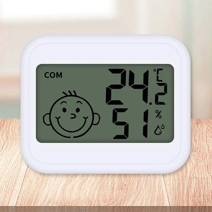 Electronic Clock Temperature Humidity Meter Weather Station for Home With Alarm LED Thermometer Thermo-Hygrometer Multifunction