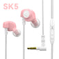Original QKZ AK6 In Ear Earphone 6 Dynamic Driver Unit Headphone With Mic Stereo Sports HIFI Subwoofer Headset Monitor Earbuds