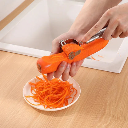Stainless Steel 2-in-1 Vegetable Peeler & Grater