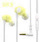 Original QKZ AK6 In Ear Earphone 6 Dynamic Driver Unit Headphone With Mic Stereo Sports HIFI Subwoofer Headset Monitor Earbuds