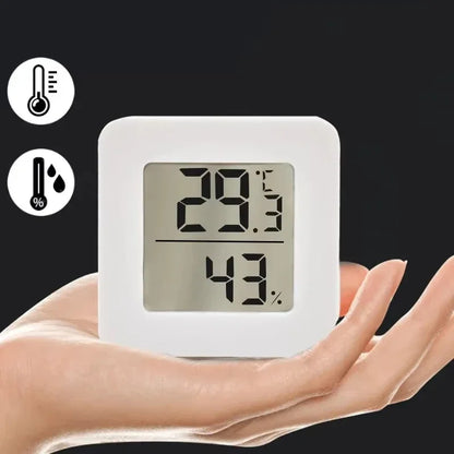 Electronic Clock Temperature Humidity Meter Weather Station for Home With Alarm LED Thermometer Thermo-Hygrometer Multifunction