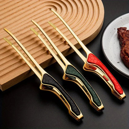 Mini Stainless Steel Tongs - Serving